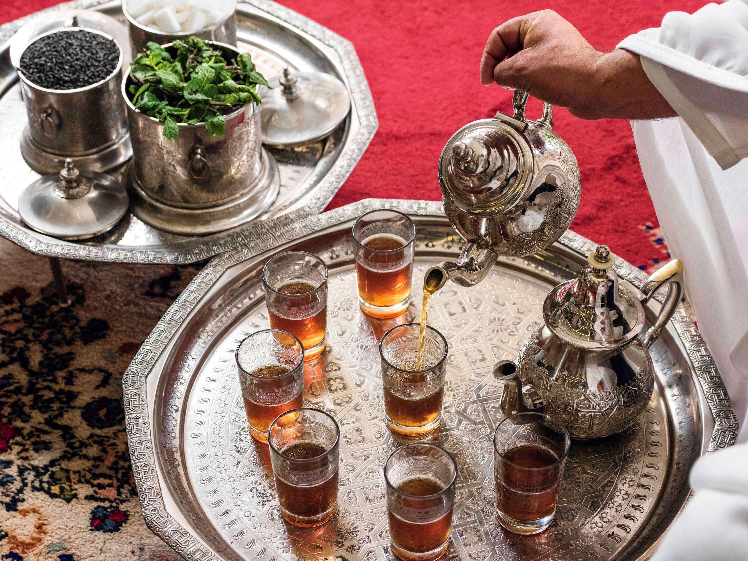Moevenpick Hotel & Casino Malabata Tanger Εξωτερικό φωτογραφία Moroccan mint tea